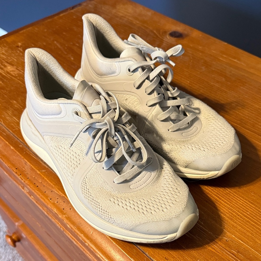 lululemon athletica Cream Athletic Shoes